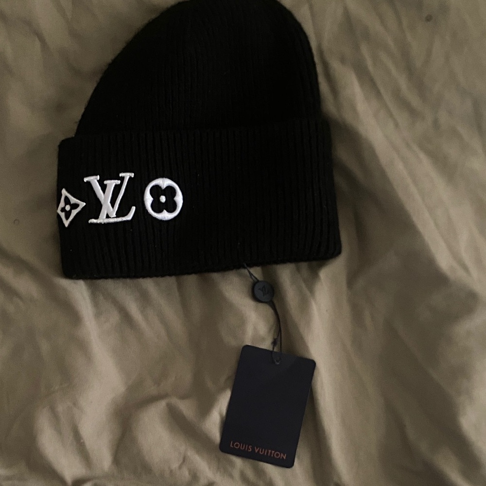 Louis Vuitton Black Knit Hat